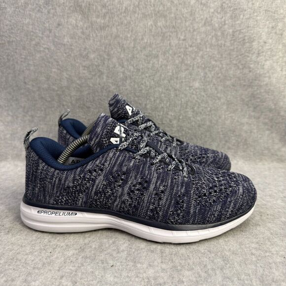 APL Shoes Womens Size 6 Techloom Pro Navy Blue & White Athletic Running Sneakers - Picture 4 of 9
